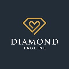 Diamond Luxury logo design inspiration