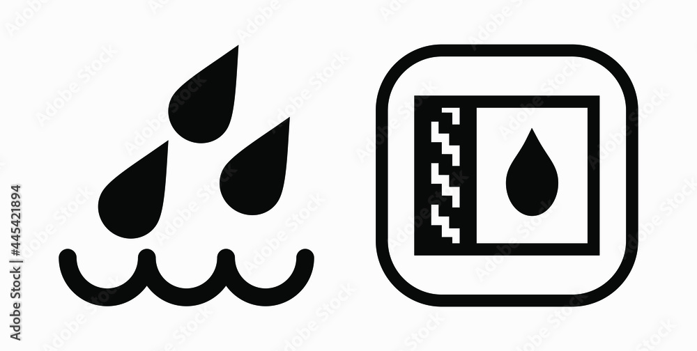 Poster blood drop icon isolated minimal single flat linear icon for application and info-graphic. commercia