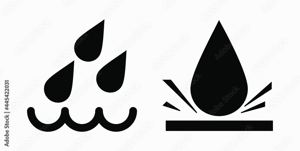 Poster blood drop icon isolated minimal single flat linear icon for application and info-graphic. commercia