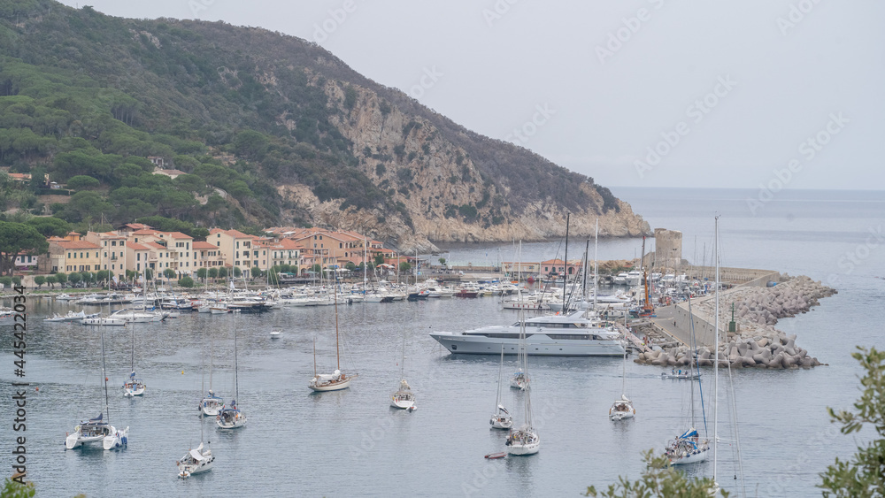 Poster Nice seascape in Marina Marciana Italy