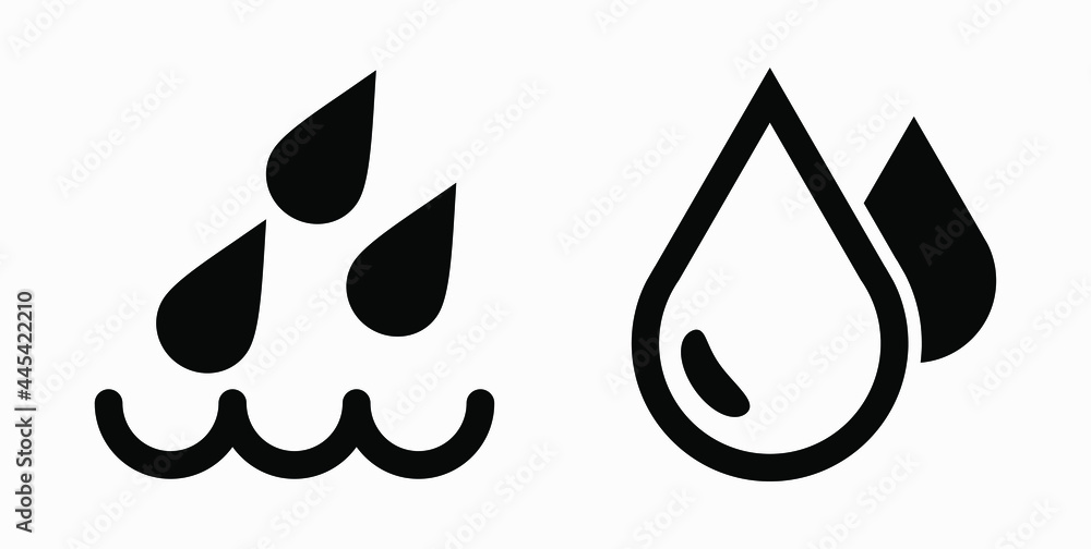 Poster blood drop icon isolated minimal single flat linear icon for application and info-graphic. commercia