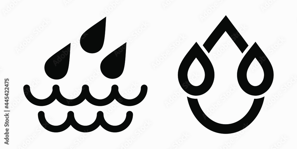 Poster blood drop icon isolated minimal single flat linear icon for application and info-graphic. commercia
