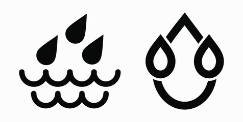 Blood Drop Icon isolated minimal single flat linear icon for application and info-graphic. Commercial line vector icon for websites and mobile minimalistic flat design.