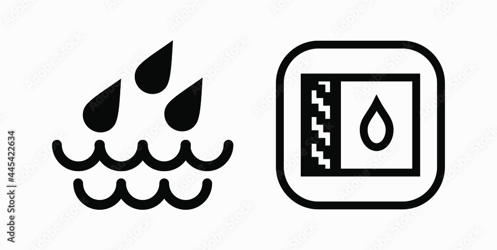 Poster blood drop icon isolated minimal single flat linear icon for application and info-graphic. commercia