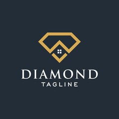 Diamond Luxury logo design inspiration