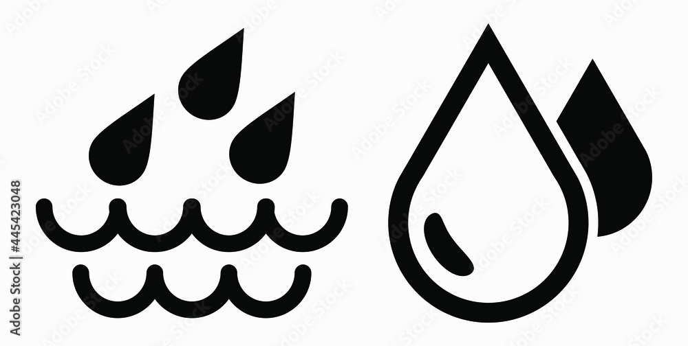 Poster blood drop icon isolated minimal single flat linear icon for application and info-graphic. commercia