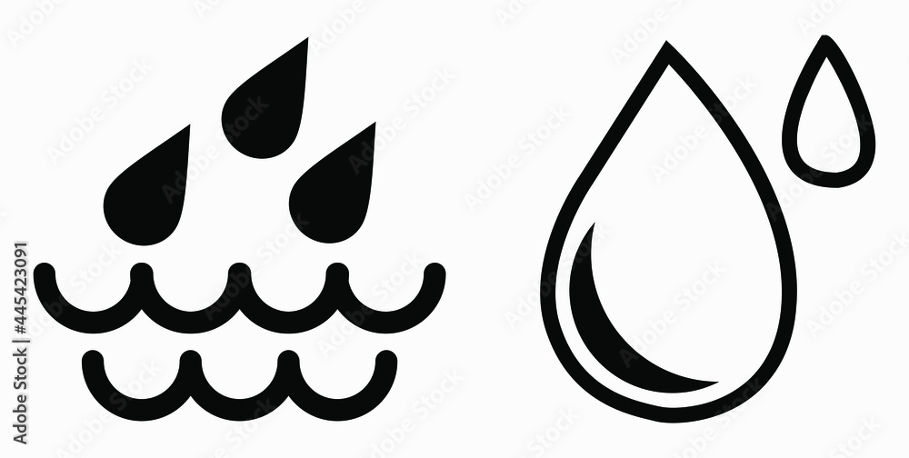 Poster blood drop icon isolated minimal single flat linear icon for application and info-graphic. commercia