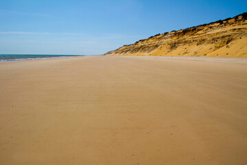 sand dunes on the beach