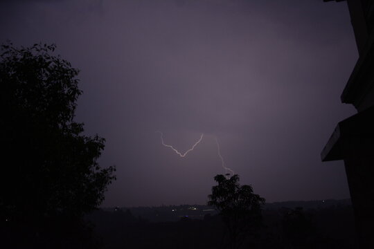 lightning in the forest-lonavala khandala-rajmachi
