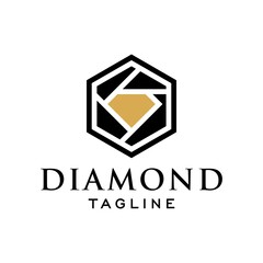 Diamond Luxury logo design inspiration