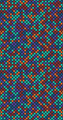  geometric pattern pixels. Mosaics. Color.
