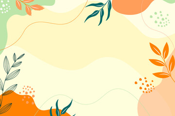 autumn background with leaves