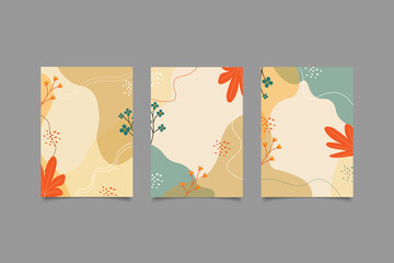 illustration of an background with flowers