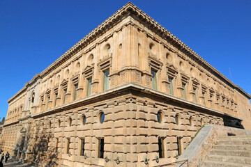 Obraz premium Palace of the Alhambra in Granada, Spain 