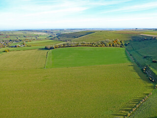 Fields at Monks Down in Wiltshire	