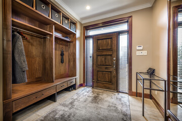 Luxury Canadian House with wood working, wood floors, wood staircases, furnished, staged and well kept