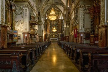 Fototapeta na wymiar Franciscan Church (Franziskaner Kirche) in Vienna
