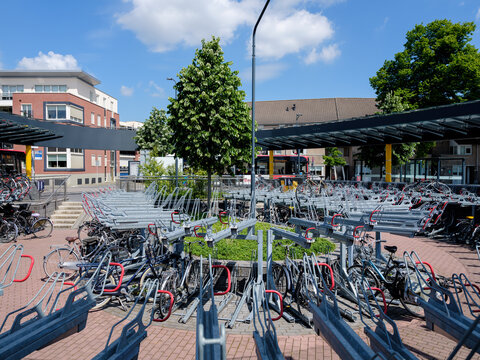Bicycle storage Oosterhout, Noord-Brabant Province, The Netherlands