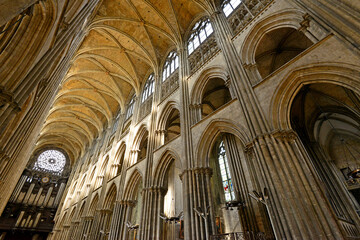 Rouen ; France - september 21 2017 : cathedral