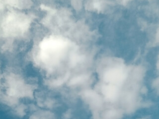 blue sky with clouds