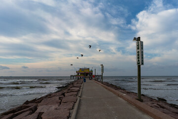 pier on the beach