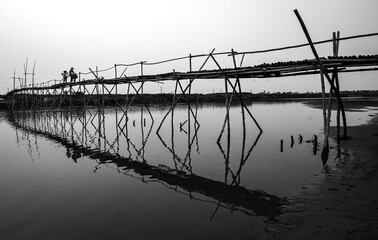 Fototapeta premium Bamboo bridge
