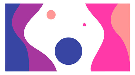 curved abstract copy space in a fluid style. decorative element for background writing text. creative graphic illustration in vector.