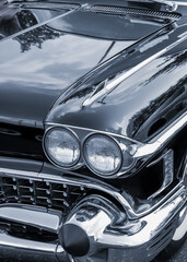 Fototapeta premium Head lamp of classic American car