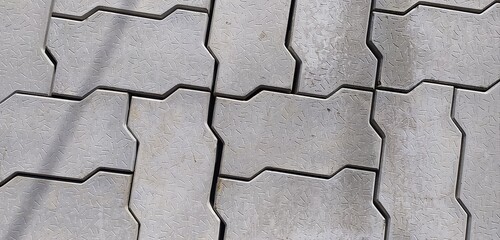 ash and grey luxury interior and exterior brick block tile stone or cobblestone with copy space....