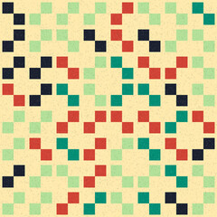 Abstract Geometric Pattern generative computational art illustration