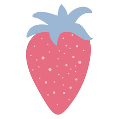 Strawberry Vector illustration of strawberries isolated on a white background.