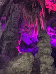 Stalactites and stalagmites