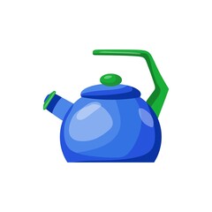 A kettle for an electric stove.