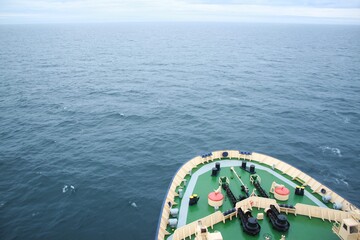 Icebreaker Deck in Batents Sea