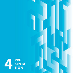 Fototapeta premium Vector abstract pattern. Creative geometry graphic shape.