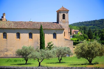 church in the village of Lourmarin