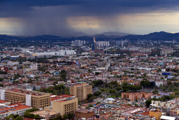 Fototapeta na wymiar Mexico City - View from Torre Latinoamericana