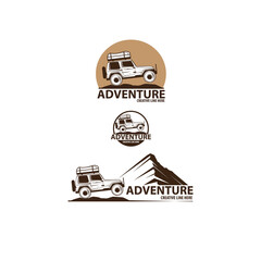 adventure logo set