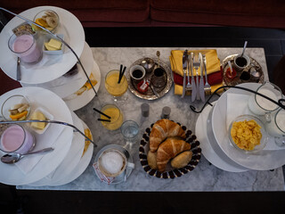 An amazing breakfast in Sarajevo, with the traditional bosnian coffee.
Sarajevo, Bosnia and...
