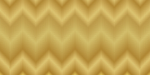  Abstract geometric pattern traditional gold background luxury with golden line zigzag striped