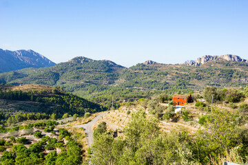 Mountains around Tarbena, Spain