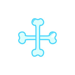 Illustration Vector Graphic of  Bone icon