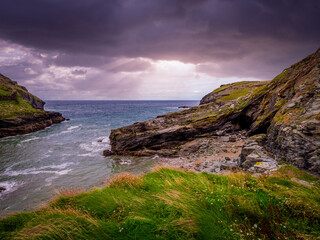 Beautiful coast of Cornwall England - nature photography