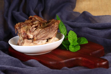 China lurou, bath chap, traditional food