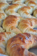 baked croissants