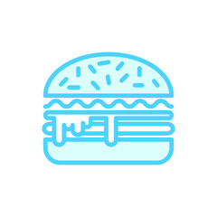 Illustration Vector Graphic of Burger icon