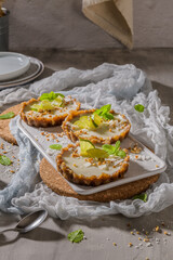 Lime vegan tarts