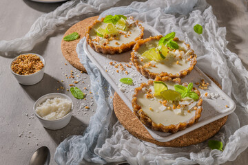 Lime vegan tarts
