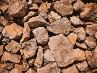 many stones gravel design background