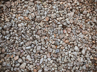 many stones gravel design background